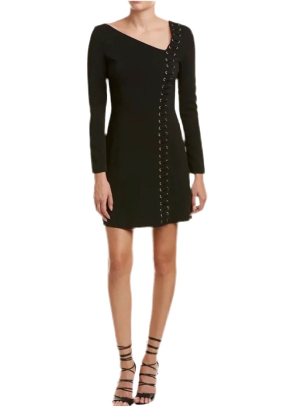 Women's A.L.C Luca Grommet Black Dress - Size 8